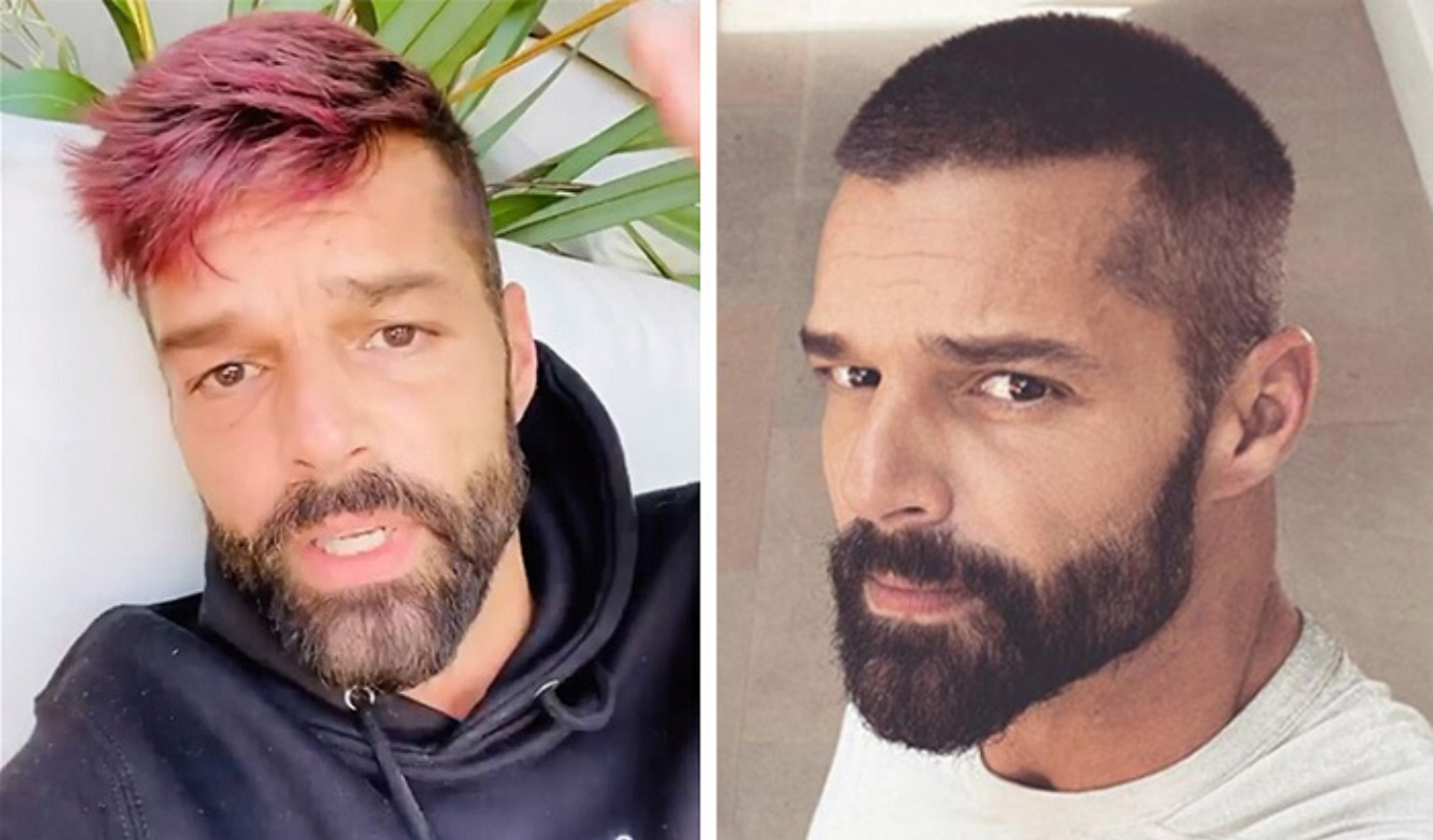 Ricky Martín se inspira en uno de sus hijos y cambia su look image