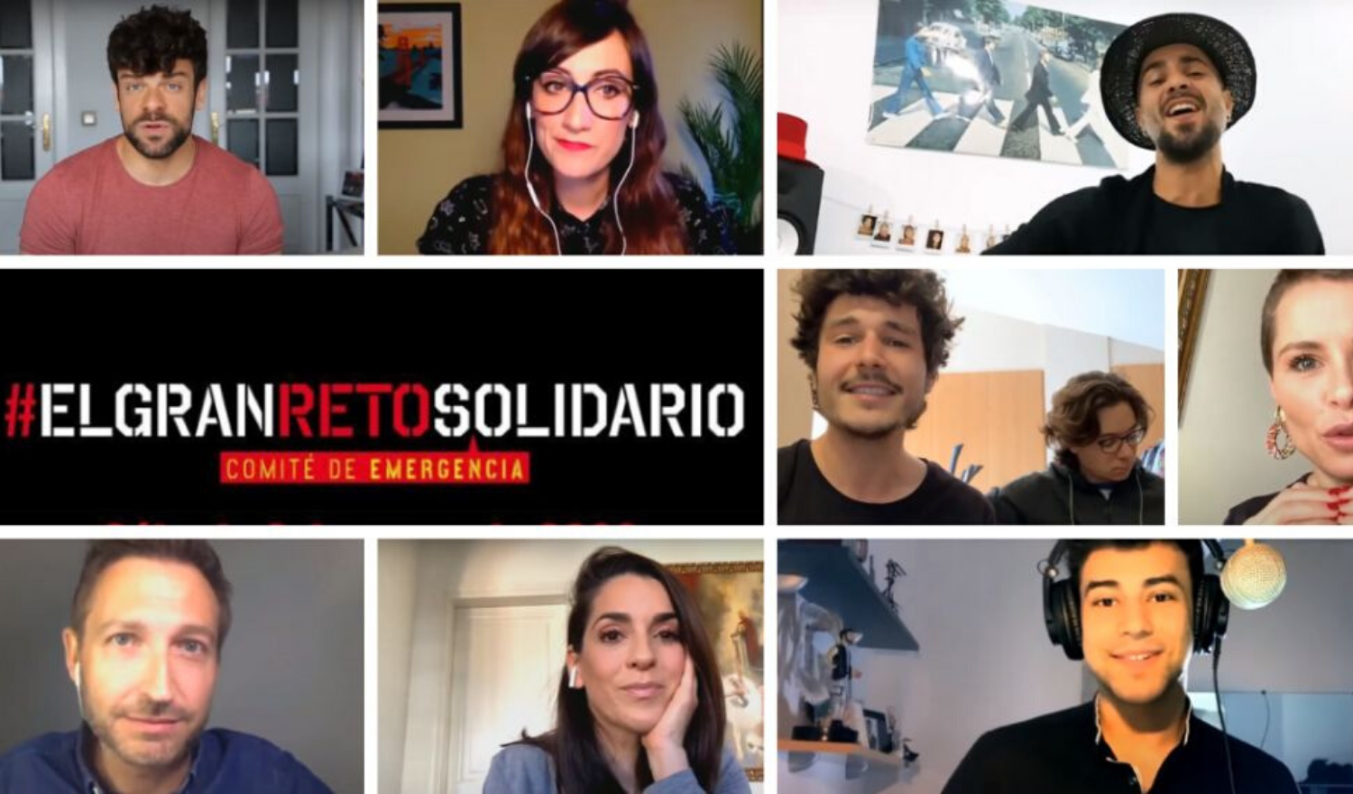 El Gran Reto Solidario' reune a mÃ¡s de 100 artistas entre cantantes,  influencers y presentadores de televisiÃ³n - El Foco