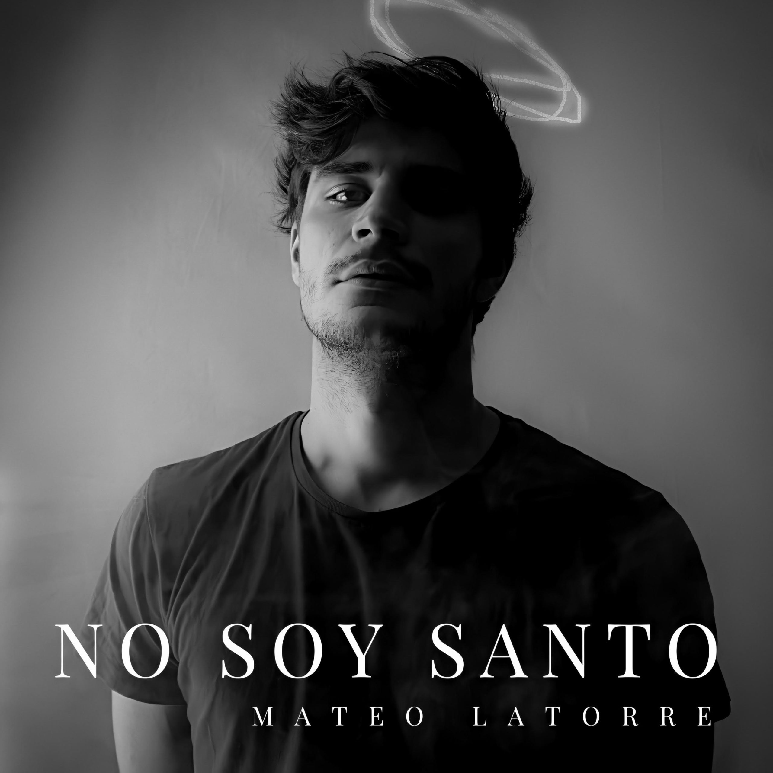 Portada del nuevo single de Mateo Latorre 'No Soy Santo'. | Fuente: CRUZ Management 