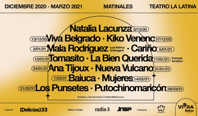 Madrid Brillante, el nuevo festival de música en tiempos de COVID
