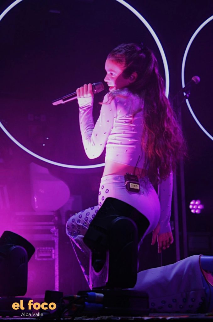 Amaia durante su concierto en la Sala Repvblicca de Valencia. 