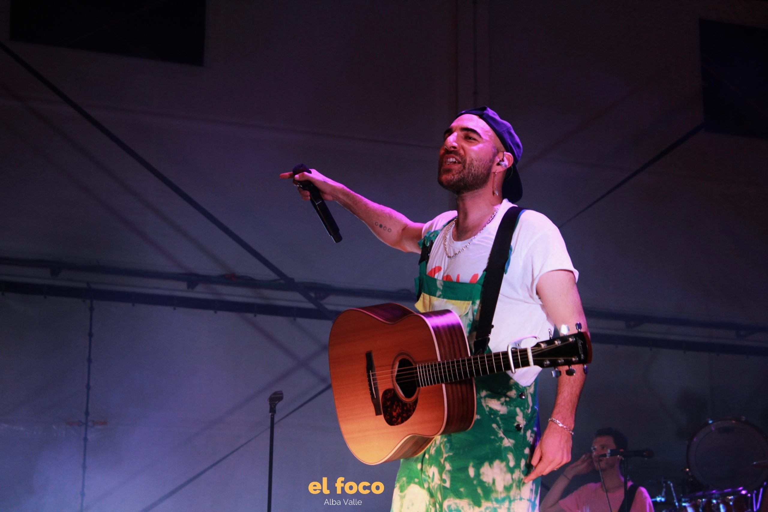 Nil Moliner durante el concierto en Oropesa del Mar.