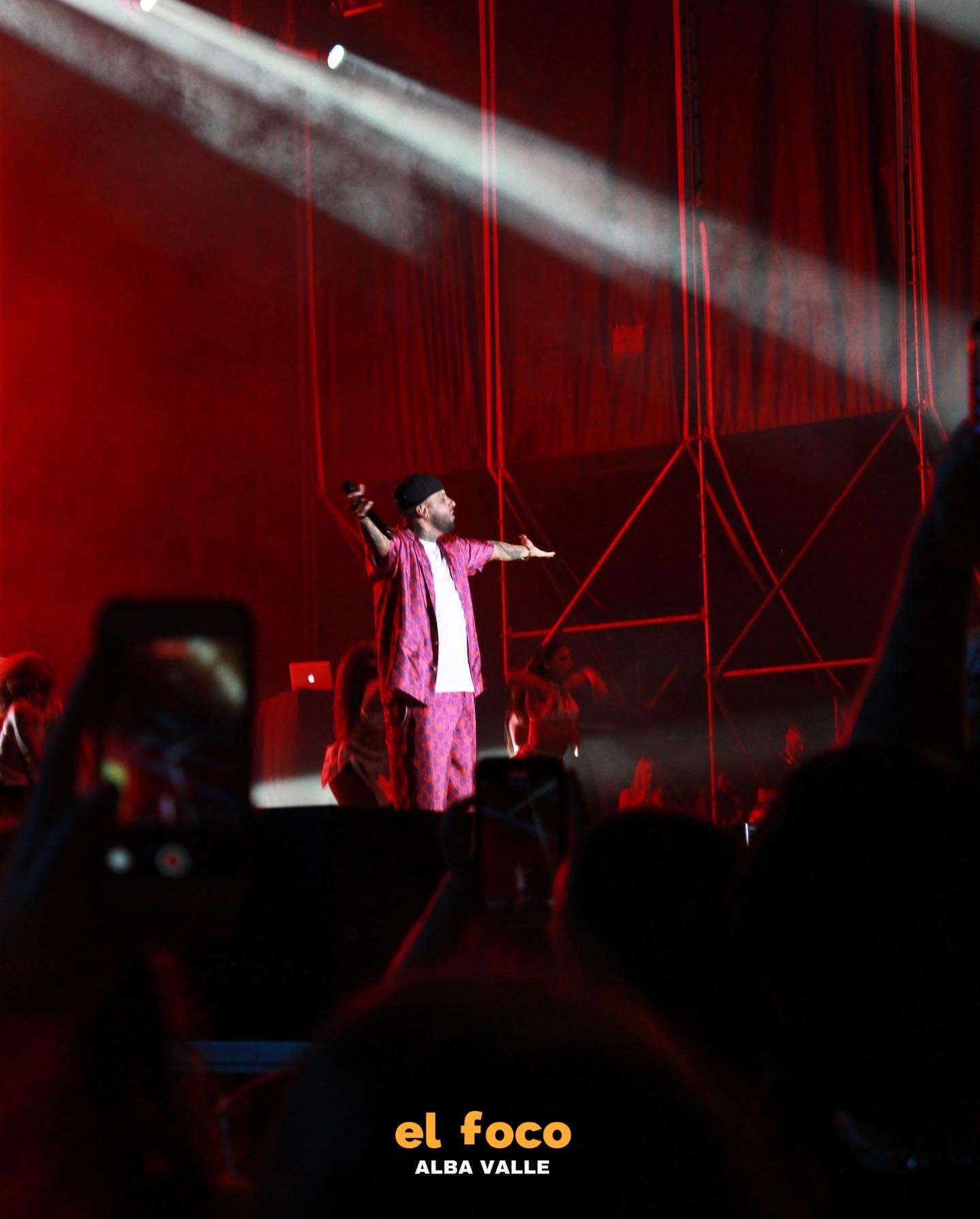 Nicky Jam durante su actuación en el Big Sound Festival de 2022. Foto: Alba Valle.