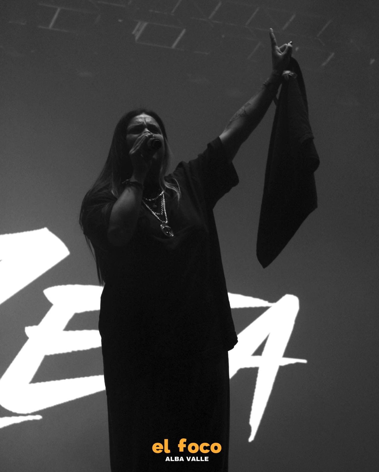 Ptazeta durante su actuación en el Big Sound Festival de 2022. Foto: Alba Valle.