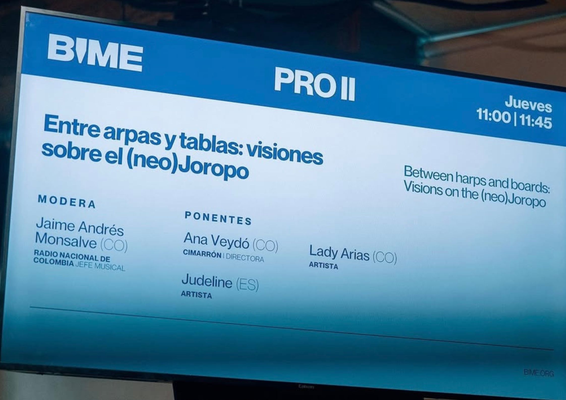 Fotografía Promocional Del BIME 2025 / Fuente: @BimeNet_ (Instagram).