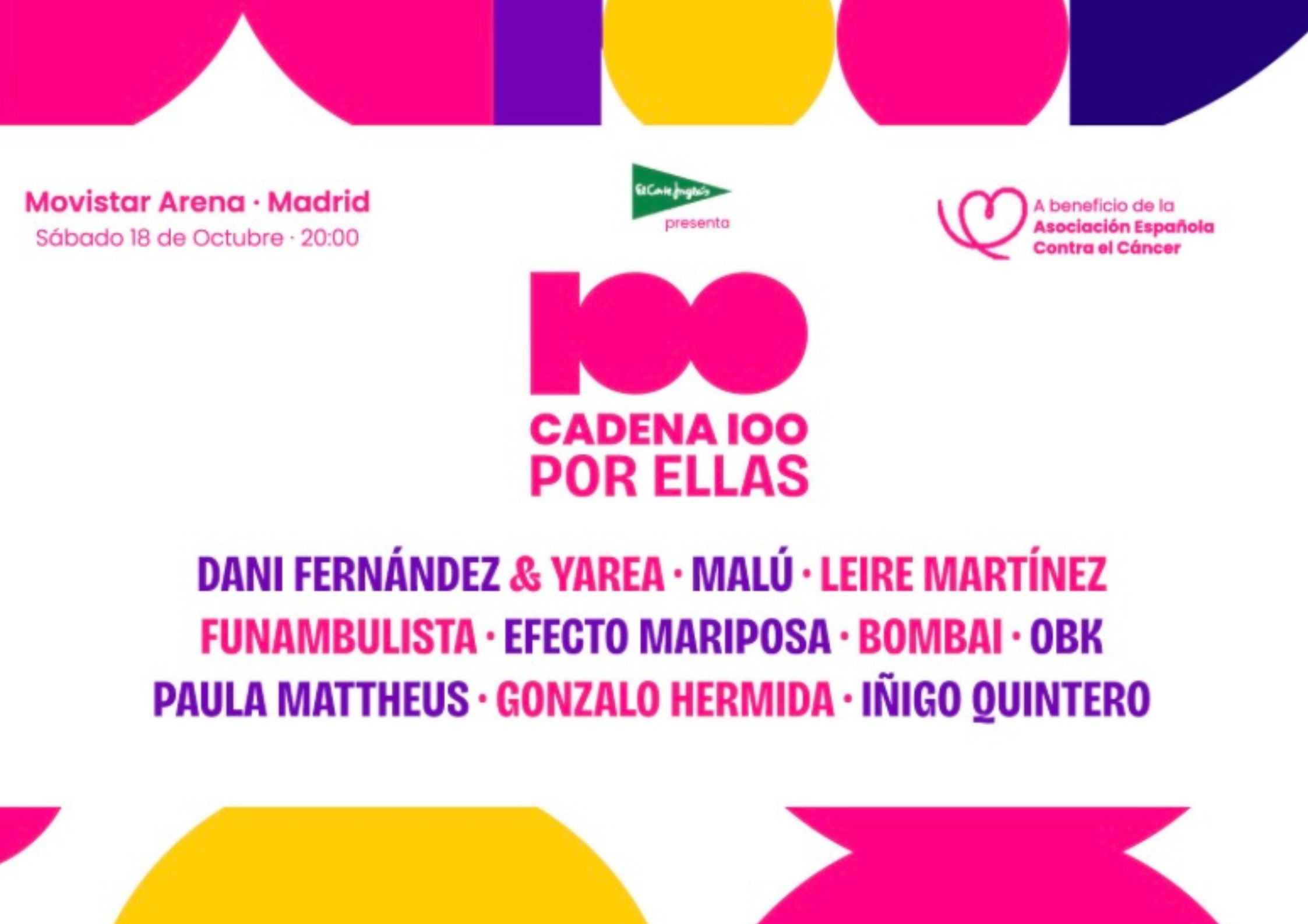 Fotografía Promocional De La Gala De Cadena 100 Por Ellas / Fuente @Cadena100 (Instagram).