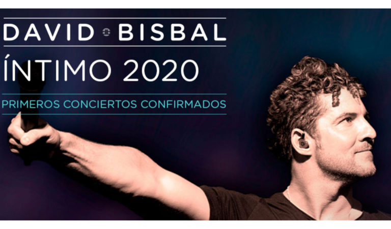 David Bisbal anuncia gira ÍNTIMO 2020