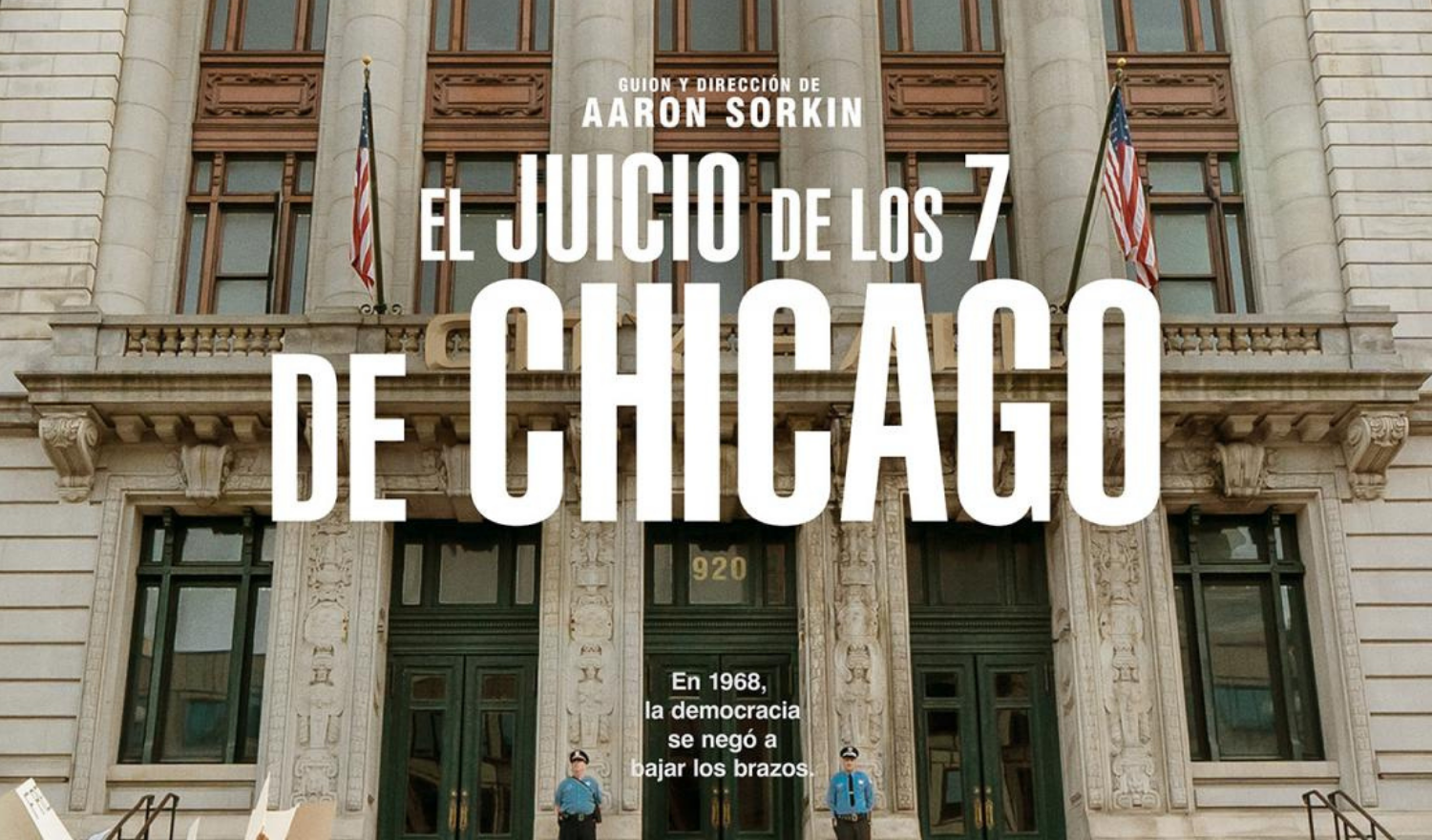 El juicio de los 7 de Chicago huele a Oscar