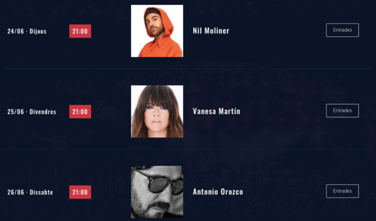 Primeros artistas confirmados en el Girona Music Festival