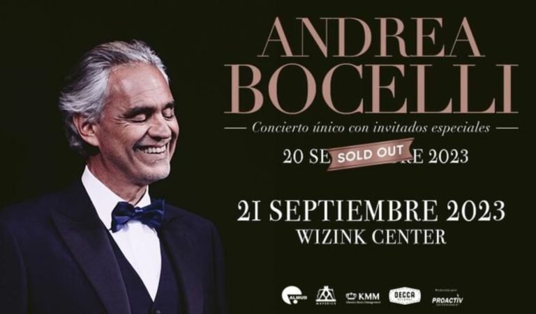 Andrea Bocelli hace sold out en Madrid